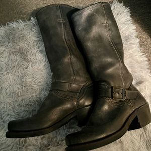 Barely worn Gray Frye Engineer boots